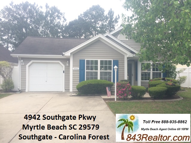 4942 Southgate Parkway Myrtle Beach SC 29579 - Carolina Forest Real Estate